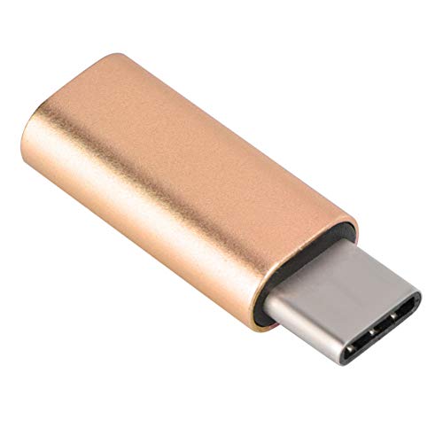 Aluminiumlegierung Typ C Bis 3,5 Mm EIN Kabelkopfhörer EIN Stecker Typ C Kopfhörer Kopfhörer - -Conn Kabel. Leichte Übung (Gold) von CFTGIW