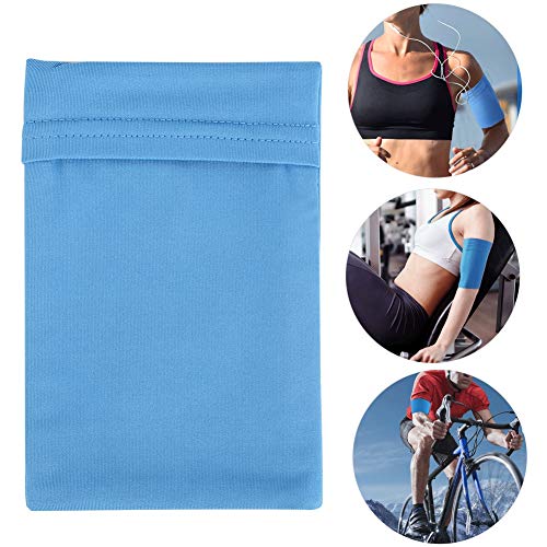 Atmungsaktives Sportärmel -Armband Hochelastische Mobiltelefontasche Zum Ausführen von Fitnessblack du Atmungsaktiv und AB -Armbagssport Armbagarm Bandarm Phone Bagsports Arm Beutel (Himmelblau) von CFTGIW