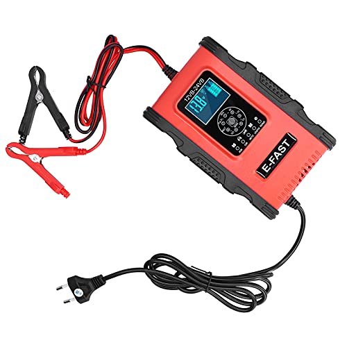 Batterie 12 V/12a 24 V/6a 7? Stufe Ladung Puls Rep für Auto Motorradboot Red Black Battery Chargerintelligent Battery Lade Batterie 12 V/12a 24 V/6a 7? Stufe Ladung Puls Rep für Auto Motorradboot Red Black Battery Chargerintelligent Battery Lade von CFTGIW