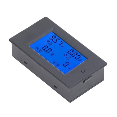 Batterie Messgerät DC Digital Voltmeter Amperemeter -Leistungsmesser für 6,5 ° C -Akku mit 100A Splitter mit 0,5 M Datenkabel Batterie Messgerät Spannungsspannung (0,5 m Datenkabel) von CFTGIW