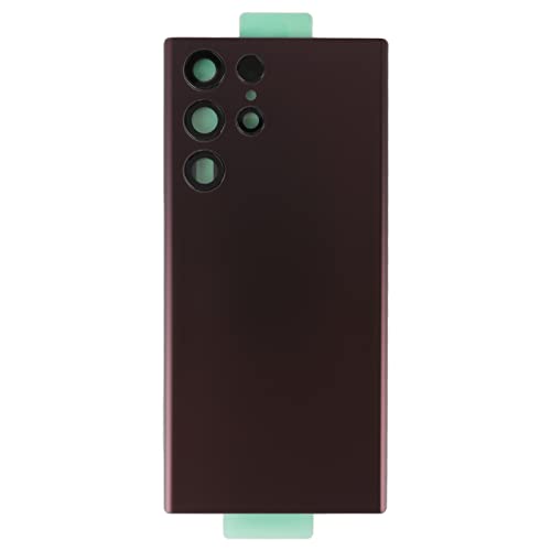 CFTGIW Hinterglasabdeckung Ersatz Batterie -Tür -Gehäuse Heckplatte für Ultra 5G S908U S908F Schwarz Unsere Zeit und Energie. Rückenglas Vertiefung Glas Batterie DoorRplacement Rücken (Rot) von CFTGIW