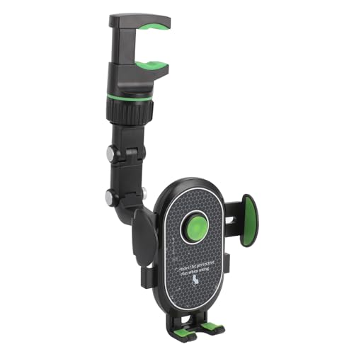 CFTGIW Rückspiegel Phone Holderr Rückspiegel Telefonhalter 360 Grad Rotatable Retractable Universal CAR Mobiltelefonhalterung für 4,0? 6,5 I Pho Green Es Rotatable UNMATC von CFTGIW