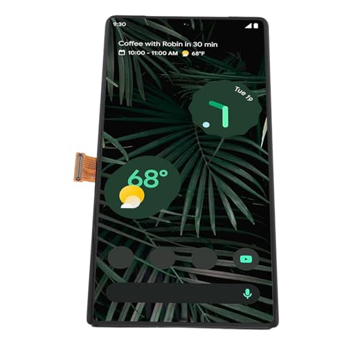CFTGIW Touch Display Digitizer Montage mit Fingerabdrucksensor Rep Tools Telefon SC Ersatz für 6 Pro 5G 8vou Gluog Touch Display Digitizer Assemblytouch SC Digitizer Display von CFTGIW