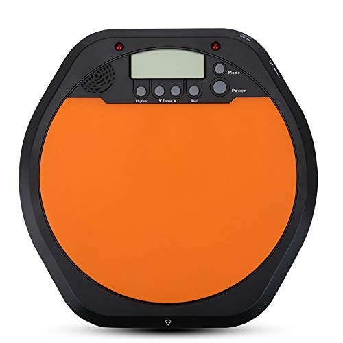 Digital Electronic Schlagzeuger Trainingspraxis Pad Metronom mit Kopfhörer -Trainingspademetronomeelektronik -Paddigital -Pad -Metronom -Pad -Fähigkeiten, die Ihre Met Nicht Erhöht von CFTGIW