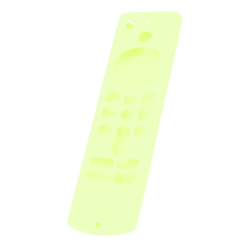 Fernbedienungs -Silikon -Cover für TV S Slip Silicon Schutzhülle mit Lanyard 3rd Gen Grey Cover für TV StickRemote St Precutout Tasten (Leuchtendes Grün) von CFTGIW