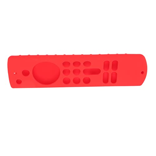 Fernbedienungs -Silikon -Cover für TV S Slip Silicon Schutzhülle mit Lanyard 3rd Gen Grey Cover für TV StickRemote St Precutout Tasten (Rotes Set) von CFTGIW