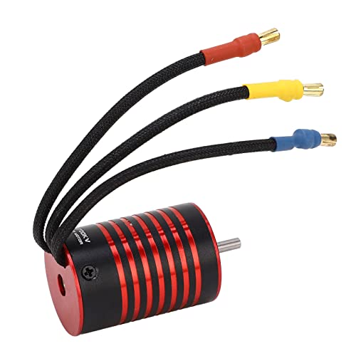 Gtskytenrc 2838 Bürstenloser Motor 4 Poles RC Bürstloser Motor für 1/14 1/16 RC -Auto Teil Schwarz Rot 3200 Kv Orssion Rotor mit st. (3700KV) von CFTGIW