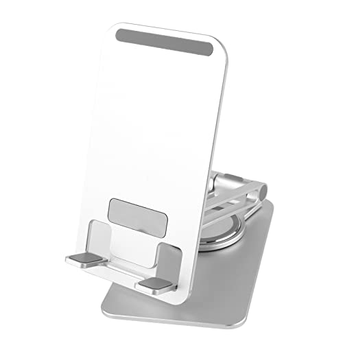 Klappende Mobiltelefonständer Aluminiumlegierung Rotatierbarer Desktop -Telefonhalter für Tablet -Telefone Klappteile Handy Standmobile TelefonhalterDesktop Telefon Standmetal Telefonhalter Cell von CFTGIW