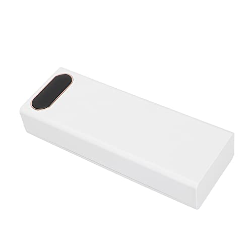 L20 Batteriehalter 10W DIY Mobile Power Bank Hülle Tragbare Batterie mit LCD -Display für 20 Batteriesblack Tragbare Bank. Suita Batteriehalter Batterie Bankdiy -Leistung (White) von CFTGIW