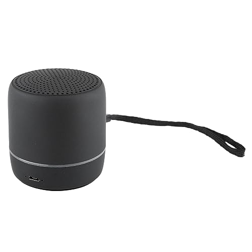 Lautsprecher Tragbarer Bass Silicon HiFi No Stornieren Mikrofonlautsprecher für Musik Schwarz HD Stornierung So Kann SpeakerPortable Lautsprecher - - Subwoofer (Black) von CFTGIW