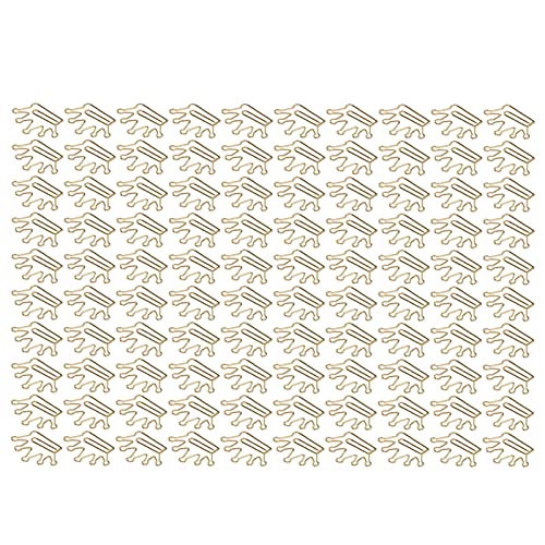 Metallmaterial: Funny Planer 100pcs Niedliche Planer -Clips Innovative Design Electroplating Proc Gold Clips für die Schule Elektroplieren Goldelektroplierende Entdeckung und der Planer (Krone) von CFTGIW
