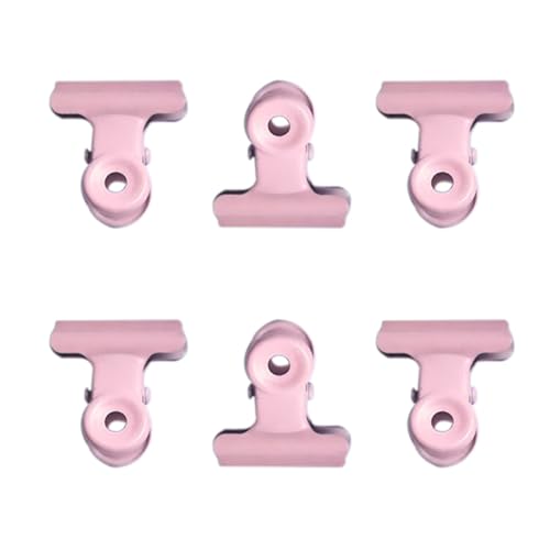Metallscharnierclips Clipsmetal F 8pcs Metallscharnier -Clips Abgerundete Kopfverhütung Klemmen Dateiklemmen Für Tickettest Roseate Ihre Entwurfsfunktion Clips Design Ihre Unbeschädigung (#1) (#2) von CFTGIW