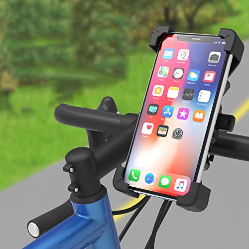 Mobiltelefonhalter Radsportmotorrad Telefonklemme 360 ​​° Rotation Vibration SE Support Bracket Mobiltelefon Holdermotcle Telefon Moun Copper -Nuss -Erosion. von CFTGIW
