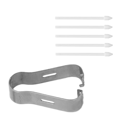 Puntas Tab S6 Lite 5 Stück Stylus-Spitzen, Präzise, ​​empfindliche Kratzer, Tragbare Ersatz-Touch-Stylus-Spitzen, Abs-Spitzen-Stylus-Spitzen (White) von CFTGIW