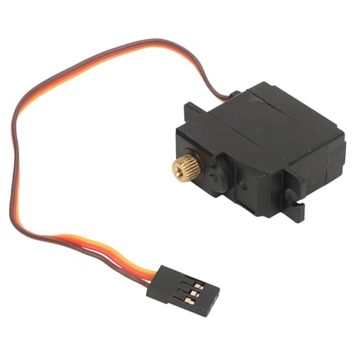 RC Digital Servo 2,2 Kg mit 25T Aluminium -Legierung ARM RC -Upgrade Zubehör für MJX 16208 16207 16209 1/16 Auto Red Servorc Digital Servorc Motor Servorccement Handwerkskunst (BLACK) von CFTGIW