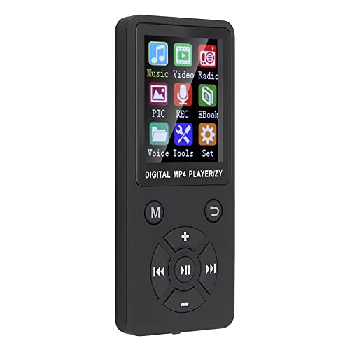 T Music Mp3 Player Support 32G Memory Achtdiag Taktikknöpfe Blau Buttons Blau Mp3 Player PlayerMusic Playermp3 Music (Black) von CFTGIW