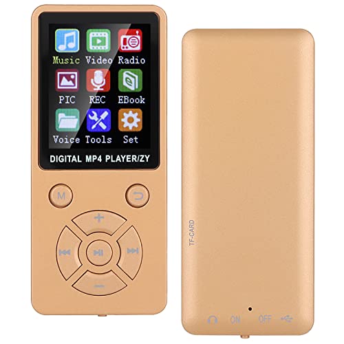 T Music Mp3 Player Support 32G Memory Achtdiag Taktikknöpfe Blau Buttons Blau Mp3 Player PlayerMusic Playermp3 Music (Roségold) von CFTGIW