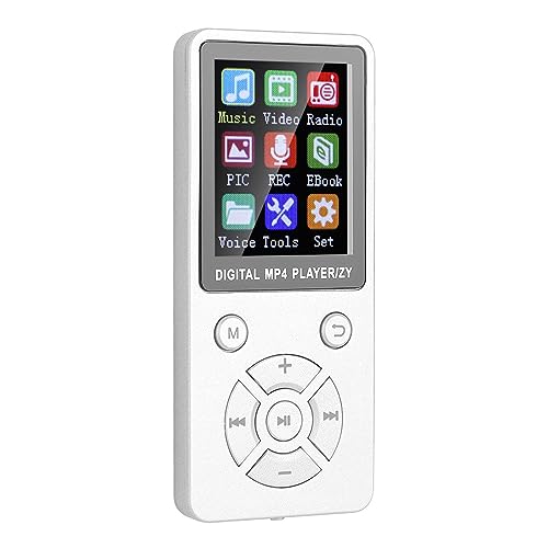 T Music Mp3 Player Support 32G Memory Achtdiag Taktikknöpfe Blau Buttons Blau Mp3 Player PlayerMusic Playermp3 Music (White) von CFTGIW