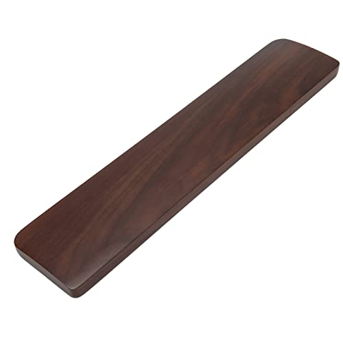 Tastatur Ruhwaffen Pad Slip Müdigkeit Relief Holzhandpolster für Gamers Programmierer Arbeiter Autoren Redakteure 6 Taste 300mmx80mmx18mm/11.81x3.14x0.7in Tastatur Ruhestalbene Padwarene (61 von CFTGIW