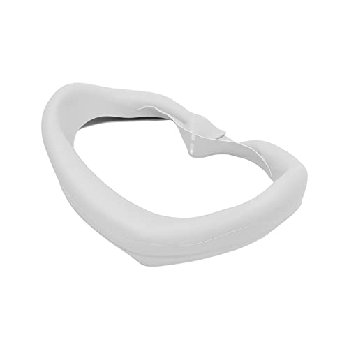 VR Silikon Waschbares Weiches VR -Gesichtspadkissen für Pico 4 -Brille G Weiß ohne Unbehagen. Silikon Gesichtsabdeckung (Grau weiß) von CFTGIW