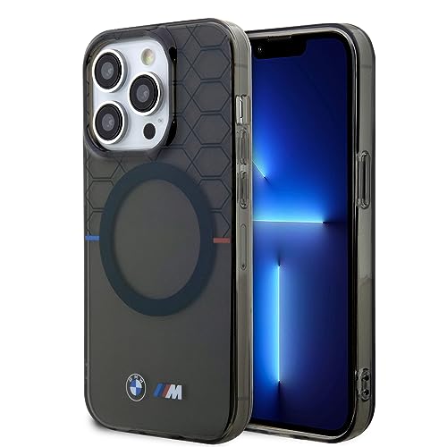 BMW BMHMP14LHGPK hülle für iPhone 14 Pro 6.1" grau Pattern von CG MOBILE