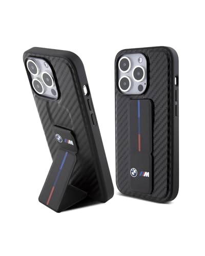 BMW BMHCP15LGSPCCK Hülle für iPhone 15 Pro 6.1" Schwarz hardcase Grip Stand Smooth & Carbon BMW BMHCP15LGSPCCK Hülle für iPhone 15 Pro 6.1" Schwarz hardcase Grip Stand Smooth & Carbon von CG MOBILE
