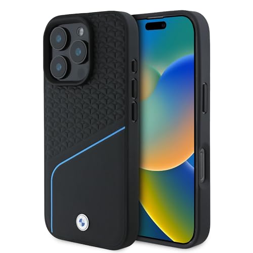 CG Mobile BMW HC Sign Phone Case Designed for iPhone 16 Pro, Durable, Shock Proof, Compatible with Magsafe, Leather Textured and Line Case Black CG Mobile BMW HC Sign Phone Case Designed for iPhone 16 Pro, Durable, Shock Proof, Compatible with Magsafe, Leather Textured and Line Case Black von CG MOBILE
