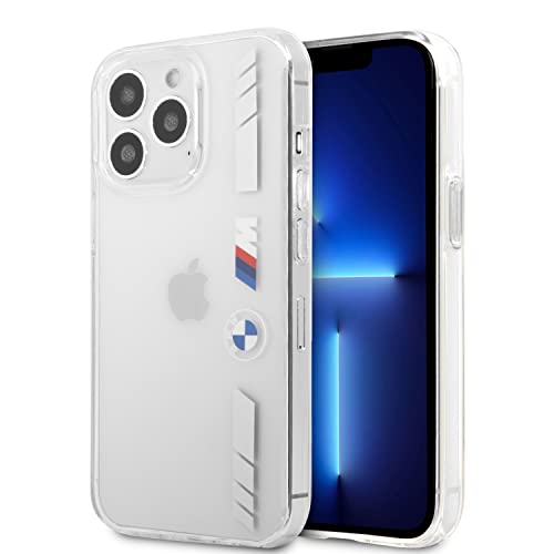 CG MOBILE BMW Handyhülle für iPhone 13 Pro in Klar mit Silberstreifen, kratzfeste, bequeme und langlebige Hartschale mit zugänglichen Anschlüssen, Stoßdämpfung und Signatur-Logo CG MOBILE BMW Handyhülle für iPhone 13 Pro in Klar mit Silberstreifen, kratzfeste, bequeme und langlebige Hartschale mit zugänglichen Anschlüssen, Stoßdämpfung und Signatur-Logo von CG MOBILE