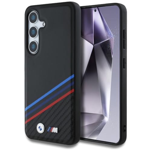 CG MOBILE BMW Leather Tricolor Crossing Stripes Hülle für Samsung Galaxy S25 kompatibel mit MagSafe Schwarz CG MOBILE BMW Leather Tricolor Crossing Stripes Hülle für Samsung Galaxy S25 kompatibel mit MagSafe Schwarz von CG MOBILE