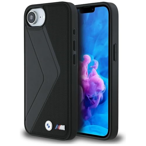 CG MOBILE BMW Oversized Stripes kompatibel mit MagSafe Hülle für iPhone 16e (Schwarz) von CG MOBILE
