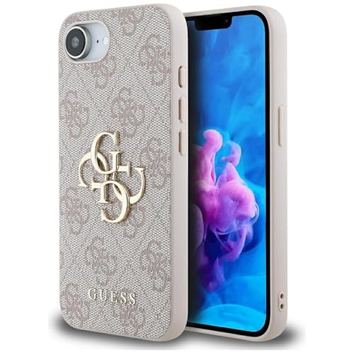 CG MOBILE Guess 4G Big Logo Hülle für iPhone 16e (Rosa) von CG MOBILE