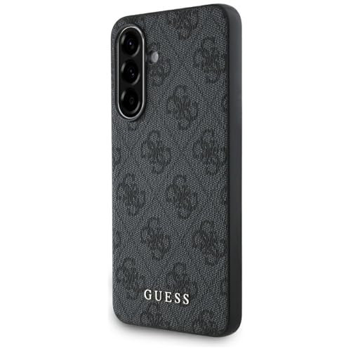 CG MOBILE Guess 4G Metal Gold Logo Hülle für Samsung Galaxy A56 (Schwarz) von CG MOBILE