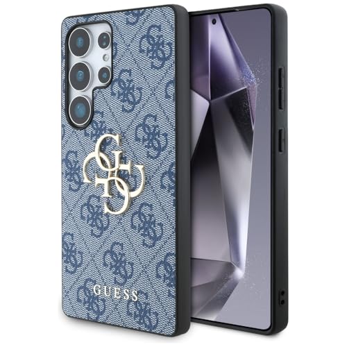 CG MOBILE Guess Big 4G Logo Classic Logo-Schutzhülle Hülle für Samsung Galaxy S25 Ultra (Blau) von CG MOBILE
