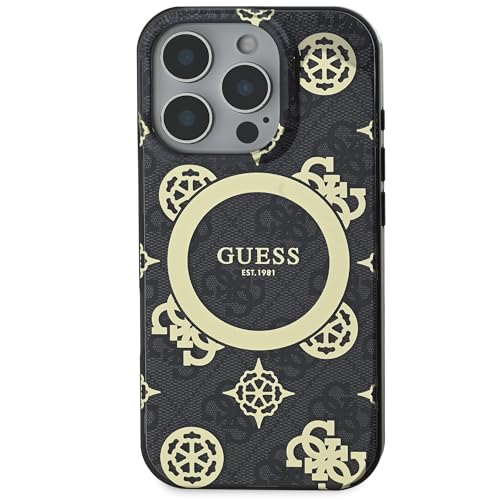 CG MOBILE Guess GUHMP16LH4PYEEK Hülle für iPhone 16 Pro 6.3" schwarz IML Peony On 4G Background CG MOBILE Guess GUHMP16LH4PYEEK Hülle für iPhone 16 Pro 6.3" schwarz IML Peony On 4G Background von CG MOBILE