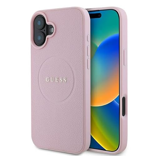 CG MOBILE Guess GUHMP16MPGHSMMP Hülle für iPhone 16 Plus 6.7" Rosa hardcase Grained Ring CG MOBILE Guess GUHMP16MPGHSMMP Hülle für iPhone 16 Plus 6.7" Rosa hardcase Grained Ring von CG MOBILE