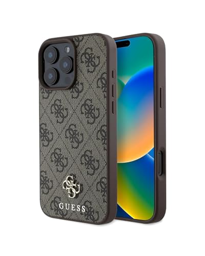 CG MOBILE Guess HC PU 4G Small 4G and Classic Hülle für iPhone 16 Pro kompatibel mit MagSafe Braun CG MOBILE Guess HC PU 4G Small 4G and Classic Hülle für iPhone 16 Pro kompatibel mit MagSafe Braun von CG MOBILE