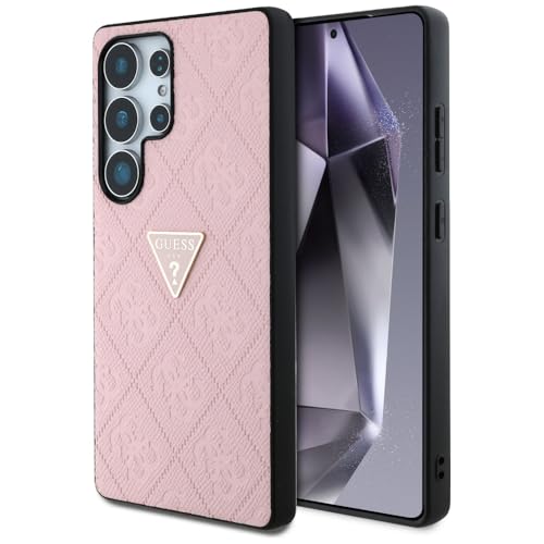 CG MOBILE Guess Hot Stamp 4G Pattern Triangle Metal Logo Hülle für Samsung Galaxy S25 Ultra Rosa CG MOBILE Guess Hot Stamp 4G Pattern Triangle Metal Logo Hülle für Samsung Galaxy S25 Ultra Rosa von CG MOBILE