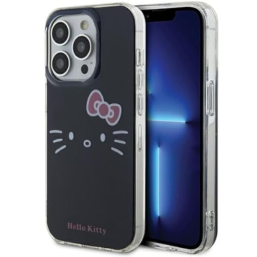 CG MOBILE Hello Kitty HKHCP13LHKHLK Hülle für iPhone 13 Pro / 13 6.1" Schwarz hardcase IML Kitty Face von CG MOBILE