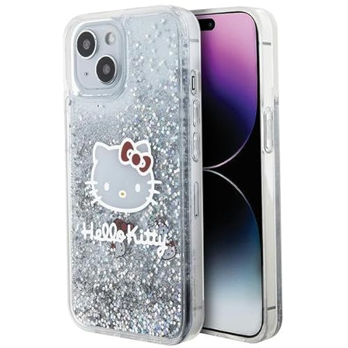 CG MOBILE Hello Kitty HKHCP15SLIKHET Hülle für iPhone 15 6.1" Silber hardcase Liquid Glitter Charms Kitty Head CG MOBILE Hello Kitty HKHCP15SLIKHET Hülle für iPhone 15 6.1" Silber hardcase Liquid Glitter Charms Kitty Head von CG MOBILE