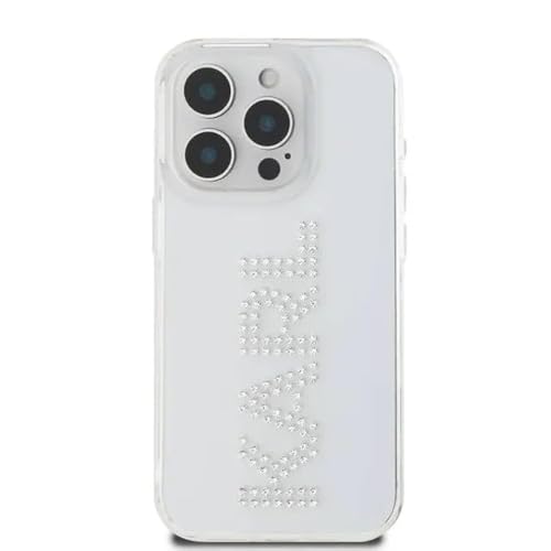 CG MOBILE Karl Lagerfeld IML Rhinestones Logo Hülle für iPhone 16 Pro Max 6.9" (Transparent) von CG MOBILE
