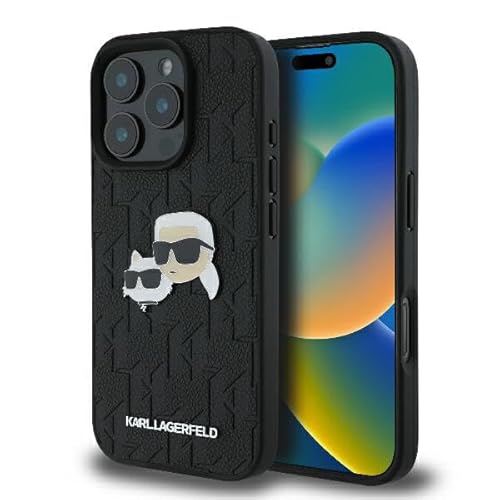 CG MOBILE Karl Lagerfeld KLHCP16XPGKLKCPK Hülle für iPhone 16 Pro Max 6.9" schwarz Monogram Karl&Chaoupette Head Pin CG MOBILE Karl Lagerfeld KLHCP16XPGKLKCPK Hülle für iPhone 16 Pro Max 6.9" schwarz Monogram Karl&Chaoupette Head Pin von CG MOBILE