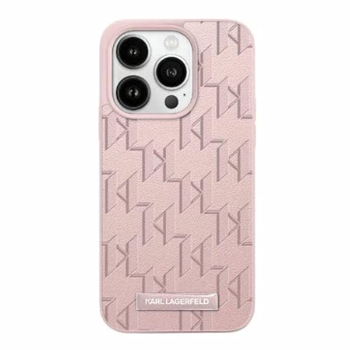 CG MOBILE Karl Lagerfeld KLHMP15XPKHPORPP Hülle für iPhone 15 Pro Max 6.7" hardcase Rosa Leather Monogram Metal Logo CG MOBILE Karl Lagerfeld KLHMP15XPKHPORPP Hülle für iPhone 15 Pro Max 6.7" hardcase Rosa Leather Monogram Metal Logo von CG MOBILE