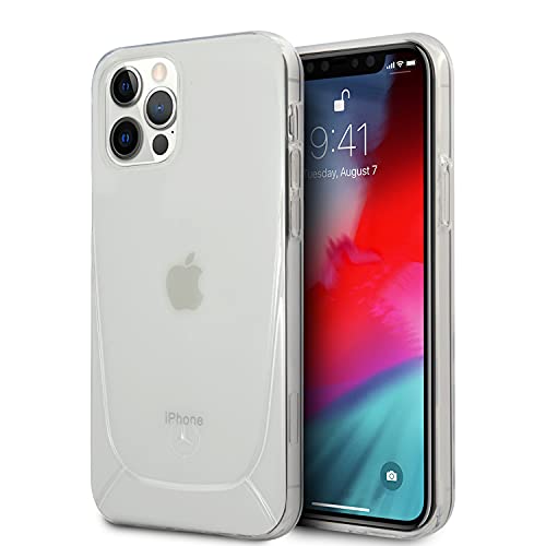 CG MOBILE "Mercedes MEHCP12MARCT Clear hardcase Transparent Line Hülle für iPhone 12/12 Pro 6,1""", schwarz von CG MOBILE