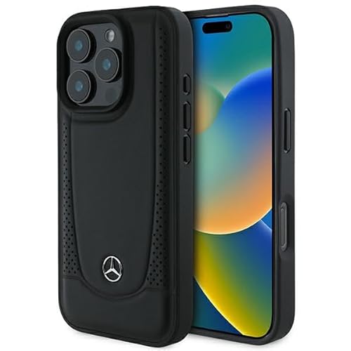 CG MOBILE Mercedes MEHCP16XARMBK Hülle für iPhone 16 Pro Max 6.9" schwarz Leather Urban CG MOBILE Mercedes MEHCP16XARMBK Hülle für iPhone 16 Pro Max 6.9" schwarz Leather Urban von CG MOBILE