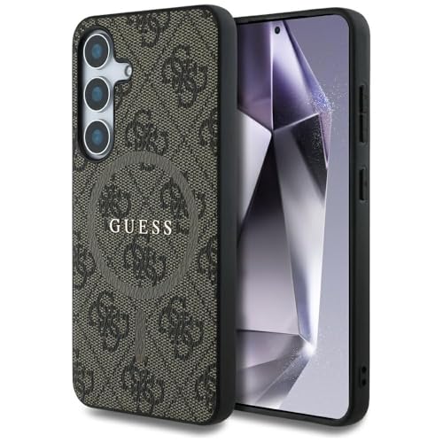 CG MOBILE Unter Lizenz Guess Hülle für S25 Plus braun Leder 4G Colored Ring Classic Logo kompatibel mit MagSafe CG MOBILE Unter Lizenz Guess Hülle für S25 Plus braun Leder 4G Colored Ring Classic Logo kompatibel mit MagSafe von CG MOBILE