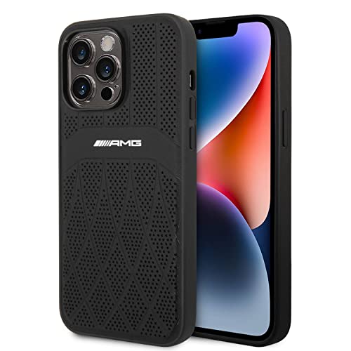 CG MOBILE AMG Schutzhülle aus echtem Leder, kompatibel mit Magsafe, perforiertem Leder und geschwungenen Linien, Stoßstangenschutz, Kratzfest, kompatibel mit iPhone 14 Pro Max 6,7 Zoll CG MOBILE AMG Schutzhülle aus echtem Leder, kompatibel mit Magsafe, perforiertem Leder und geschwungenen Linien, Stoßstangenschutz, Kratzfest, kompatibel mit iPhone 14 Pro Max 6,7 Zoll von CG MOBILE