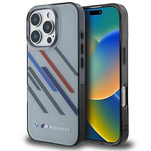 CG MOBILE BMW BMHCP16X23HTRAG Hülle für iPhone 16 Pro Max 6.9" grau hardcase Motosport IML Random Stripes CG MOBILE BMW BMHCP16X23HTRAG Hülle für iPhone 16 Pro Max 6.9" grau hardcase Motosport IML Random Stripes von CG MOBILE