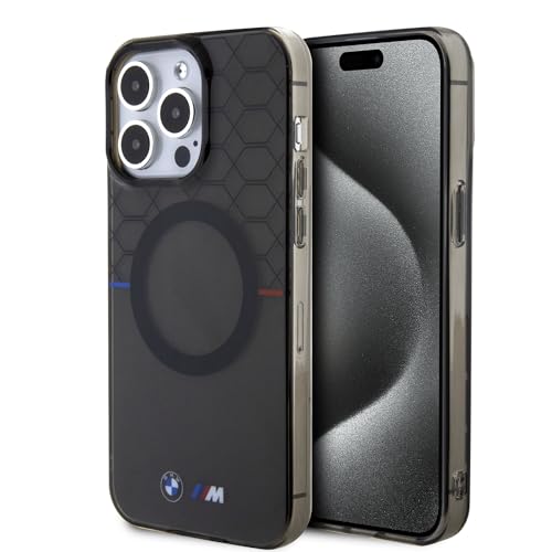 CG MOBILE BMW BMHMP15XHGPK Hülle für iPhone 15 Pro Max 6.7" Grau hardcase Pattern von CG MOBILE