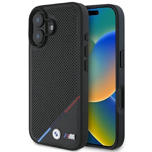 CG Mobile BMW BMHMP16M23PUPDK Hülle für iPhone 16 Plus 6.7" Schwarz hardcase M Perforated Tricolor Line CG Mobile BMW BMHMP16M23PUPDK Hülle für iPhone 16 Plus 6.7" Schwarz hardcase M Perforated Tricolor Line von CG MOBILE