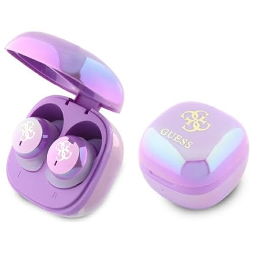CG Mobile Guess Bluetooth Kopfhörer TWS + Dockingstation Iridescent 4G Printed Logo violett CG Mobile Guess Bluetooth Kopfhörer TWS + Dockingstation Iridescent 4G Printed Logo violett von CG MOBILE
